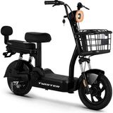 Skyjet Twister Elektrikli Motosiklet 48V 12Ah Batarya 75 kg Taşıma Kapasitesi 2 Tekerlekli - Siyah