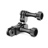 skyjffj Alüminyum Top gopro Gidon Montajı, 360 Dönüş ve Her Yöne Kilitleme, Darbeye Dayanıklı, Gopro Max Hero 9 8 DJI OSMO Aksiyon Kamerası ile Uyumlu