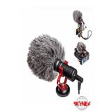 SKYNEX Dslr Video Fotoğraf Makinesi Kamera Üstü Shotgun Mikrofon + Tüylü Sünger