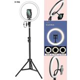 SKYNEX Ring Fill Light Led Işıklı Tripod 10 Inç Halka Youtuber Tiktok Makyaj Işığı Ayaklı Tripot 10inç