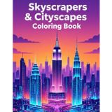 Skyscrapers & Cityscapes Coloring Book: Explore Iconic Skylines, Modern Towers & City Adventures: 100+ Coloring Pages for Fun Featuring Tall ... of Luxury Architecture Coloring Series”)