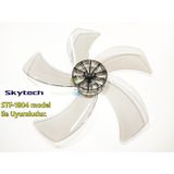 Skytech Stf 1804 Modele Uyumlu Vantilatör Pervanesi 16inç 5 Kanat 38cm Füme Renk Pls
