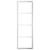 SKYTTA gömme dolap için sürgü kapak iskeleti, alüminyum alüminyum 77x231 cm