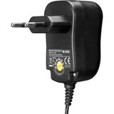 SL-128C 3 Volt - 12 Volt 1 Amper Ayarlı 8 Uçlu Swıtch Mode Plastik Kasa Adaptör