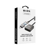SL-CR21 Type C ve Usb3.0 Sd/micro Sd 110M/S Hızlı 2 In 1 Metal Kart Okuyucu - Option-1