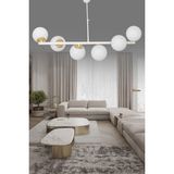 ŞL Şef Light Altina 6'li Beyaz Modern Lüks Avize