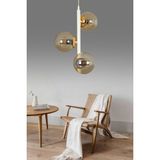 ŞL Şef Light Modern Beyaz 3'lü Bal Glop Camlı Avize - Bal Cam