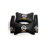 SLAMMER Deri Opel 2 Boyun Yastık 2 Kemer Kılıf Elyaf Dolgulu Konfor Minder 2452423