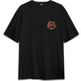 Slayer Metal Music Guitar Gitar Baskılı Oversize T-shirt Siyah Unisex Tişört