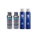 Slazenger 2 Adet Mavi Deodorant Sprey 150 ml Caldion 2 Adet Classic Erkek Deodorant 150 ml