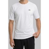 Slazenger 4027 Erkek Bisiklet Yaka Regular Fit T-Shirt - Nefes Alan Hafif Kumaş - Beyaz - 2XL