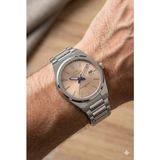 Slazenger 41MM, Özel Renk Kadran Erkek Kol Saati | Paslanmaz Çelik Kordon, Mineral Cam, 10 Atm - Gümüş