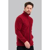 Slazenger 5015 Erkek Bordo Polar Hırka