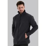 Slazenger 5017 Erkek Polar Hırka - Koyu Gri