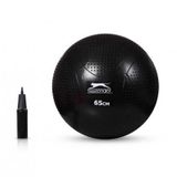 Slazenger 65cm Anti-Burst Gymball Siyah (Pompa Dahil) Pilates Topu