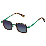 Slazenger 6899.C1 43 mm Polarize Unisex Güneş Gözlüğü, Yeşil