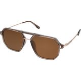 Slazenger 6920.C3 55 Polarize Unisex Güneş Gözlüğü - Kahverengi