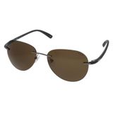 Slazenger 6960.C3 Erkek Güneş Gözlüğü, 58 mm, Kahverengi