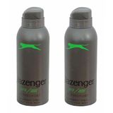 Slazenger Active Sport Yeşil 2x150 ml Erkek Sprey Deodorant