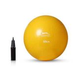 Slazenger Antiburst Gymball Pilates Topu 55 Cm Pompa Hediyeli Sarı