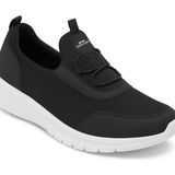 Slazenger Avenge Siyah Kadın Günlük Yürüyüş & Koşu Ayakkabısı Rahat Slip-On - Siyah - Beyaz