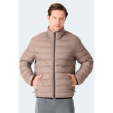 Slazenger BRAUM Erkek Şişme Kahve Mont & Kaban - XL - 231 - Kahve