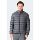 Slazenger Braum Erkek Şişme Koyu Gri Mont & Kaban - 2XL