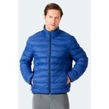 Slazenger BRAUM Erkek Şişme Saks Mavi Mont & Kaban - 2XL