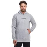 Slazenger BUSTER IN Erkek Kapüşonlu Cepli Gri Sweatshırt