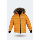Slazenger CALISTO NEW Çocuk Kapüşonlu Şişme Sarı Mont & Kaban