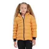 Slazenger CALISTO Unisex Çocuk Kapüşonlu Şişme Sarı Mont & Kaban