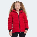 Slazenger CALISTO Unisex Çocuk Kapüşonlu Şişme Siyah Mont & Kaban - 11 - 12 Yaş - Kırmızı