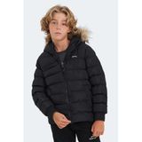 Slazenger Calısto Unisex Çocuk Mont &amp Kaban Siyah