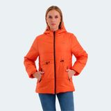 Slazenger Callu Kadın Mont &amp; Kaban - Turuncu - 2XL
