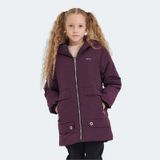 Slazenger CAMELIA Çocuk Kapüşonlu Mor Mont & Kaban