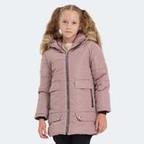 Slazenger CAMELIA Unisex Çocuk Mont &amp; Kaban - Pudra - 11 - 12 Yaş