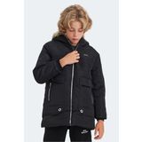 Slazenger CAMELIA Unisex Çocuk Mont & Kaban Siyah