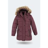 Slazenger CANDY NEW Çocuk Kapüşonlu Mor Mont & Kaban
