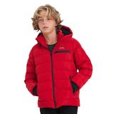 Slazenger CAPTAIN Unisex Çocuk Kapüşonlu Şişme Kırmızı Mont & Kaban
