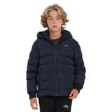 Slazenger CAPTAIN Unisex Çocuk Kapüşonlu Şişme Lacivert Mont & Kaban