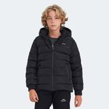 Slazenger CAPTAIN Unisex Çocuk Kapüşonlu Şişme Siyah Mont & Kaban - 7 - 8 Yaş