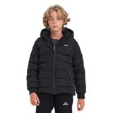 Slazenger CAPTAIN Unisex Çocuk Kapüşonlu Şişme Siyah Mont & Kaban