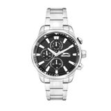 SLAZENGER, ÇELİK KASA, ÇELİK KORDON, SİYAH KADRAN, QUARTZ, MULTİFONKSİYON, 45MM, 5ATM, ERKEK KOL SAATİ, SL.09.2272.2.01