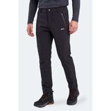 Slazenger Cocoa I Erkek Içi Polarlı Rüzgar ve Su Geçirmez Softshell Siyah Pantolon - XL