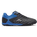 Slazenger CYCLE I HS Unisex Çocuk Halı Saha Siyah / Mavi Futbol Ayakkabısı - Siyah - Mavi