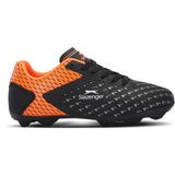 Slazenger CYCLE I KRP Unisex Çocuk Halı Saha Siyah / Turuncu Futbol Ayakkabısı - Siyah - Turuncu