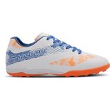 Slazenger CYPRUS Erkek Çocuk Halısaha Futbol Ayakkabısı Beyaz / Saks Mavi - Beyaz - Saks