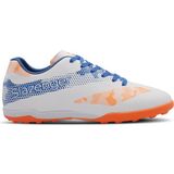 Slazenger CYPRUS HS Erkek Halı Saha Beyaz / Saks Mavi Futbol Ayakkabısı - Beyaz - Mavi