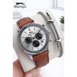 Slazenger Deri Kordon İç Fonksiyonları Aktif 10 Atm Suya Dayanıklı Erkek Kol Saati ESL.9.2539.X1 ESL.9.2539.2.X1
