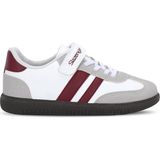 Slazenger Dolphın I Unisex Çocuk Cırt Cırtlı Beyaz / Bordo Günlük Spor Ayakkabısı - Beyaz - Bordo